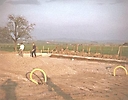 1977 - Bau des ersten Tennisplatzes