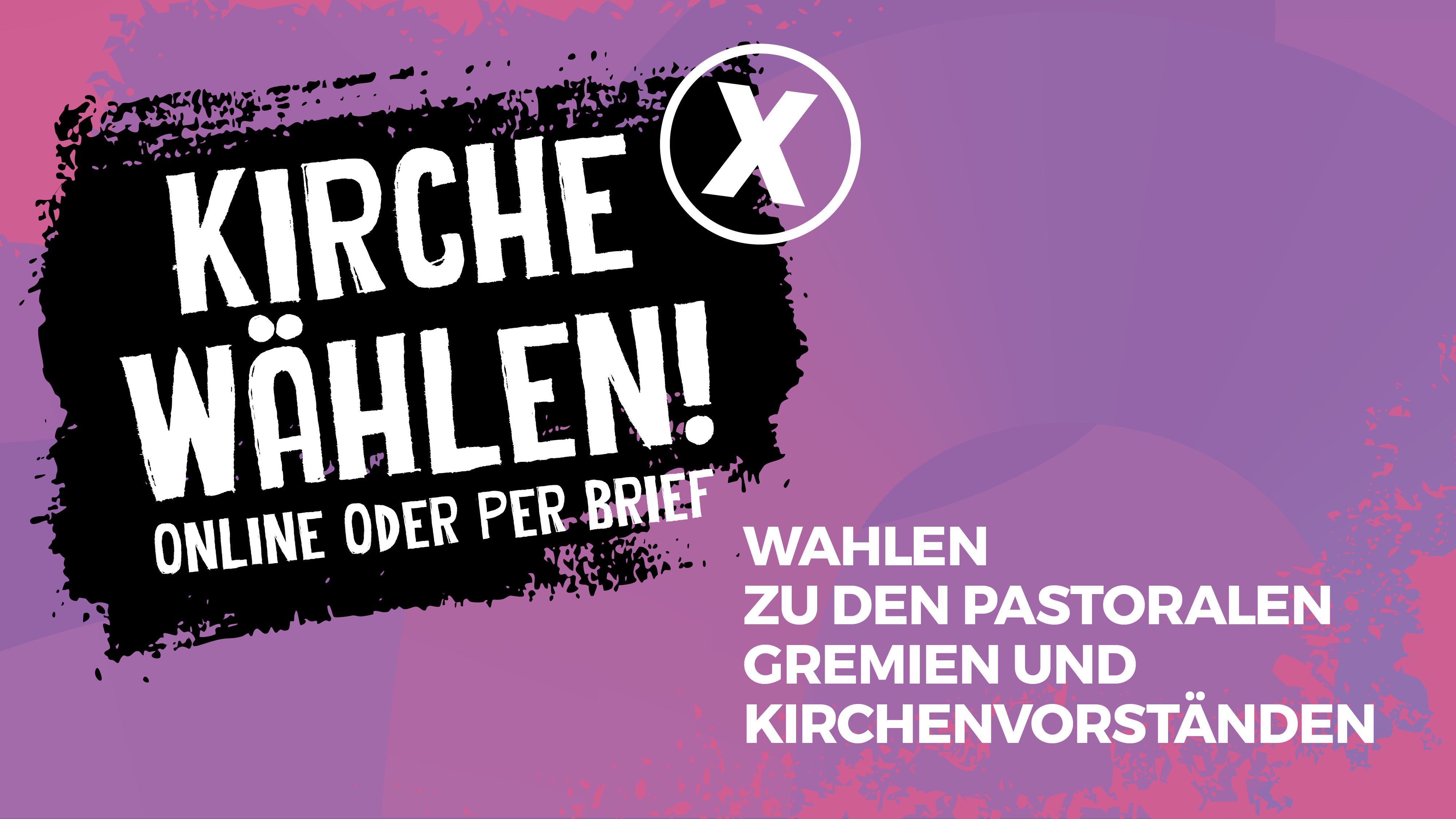Infobild zu den Wahlen zu den pastoralen Gremien und Kirchenvorständen