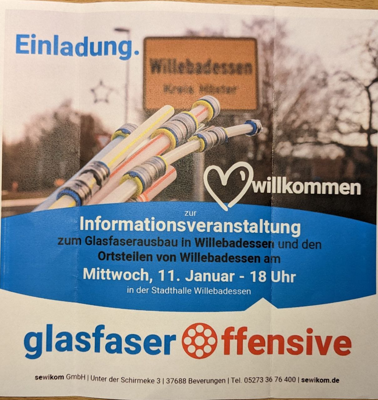 Glasfaserausbau