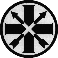 Kreuz mit dieagonal überkreuzten Pfeilen (Pfeilkreuz) - Festigkeit im Glauben und Wehrhaftigkeit: Das Symbol des Bundes der Historischen Deutschen Schützenbruderschaften