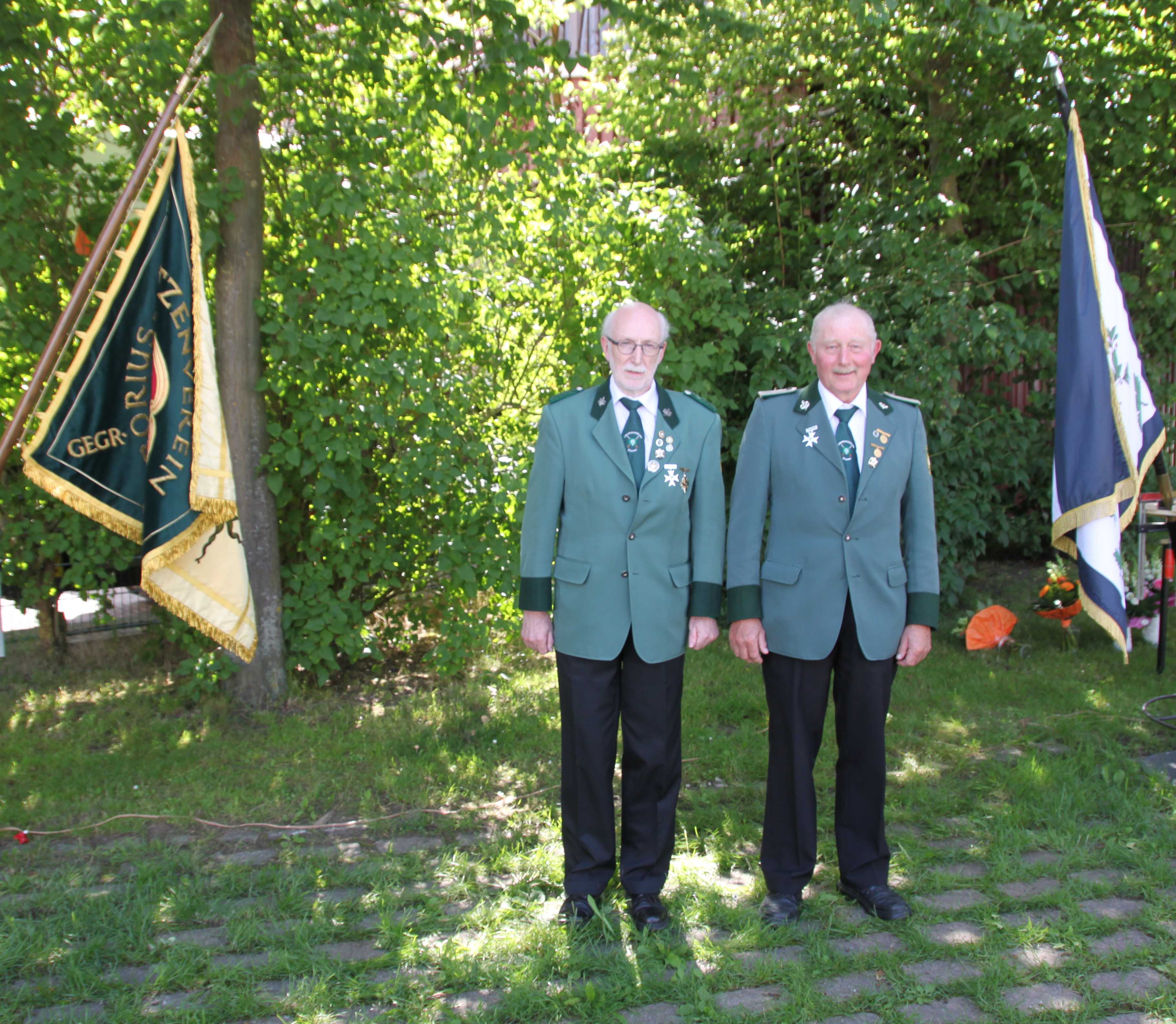 25 Jahre Vorstand Ludwig Engemann und Ferdi Ewers