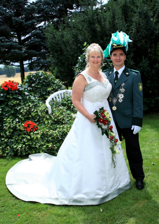Königspaar J&ouml;rg und Anja H&auml;rtlein