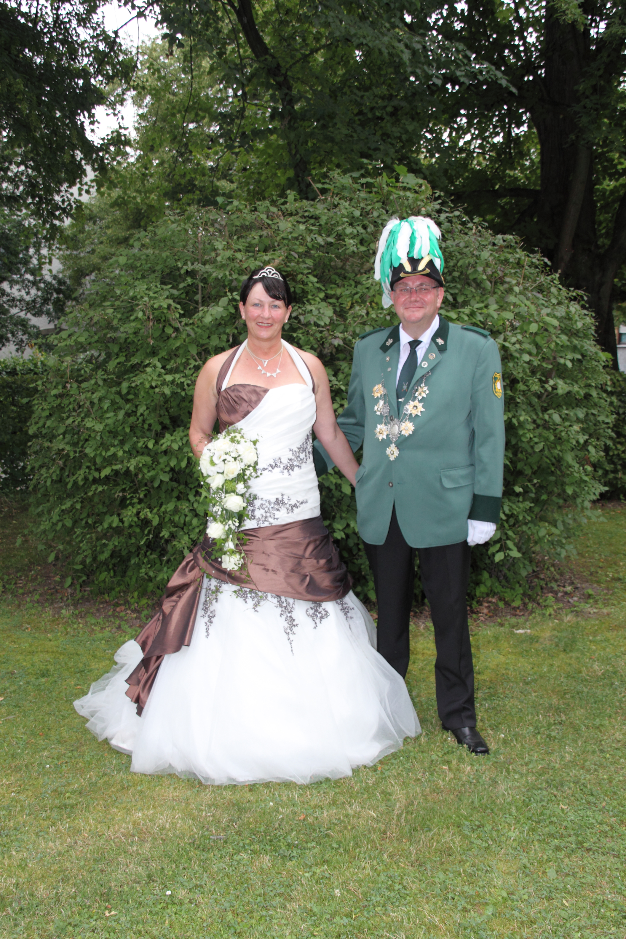 Königspaar 2014 Gerhard Nutt und Gabriele van Triel