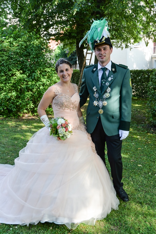 Königspaar 2016 Florian und Stefanie Bosser